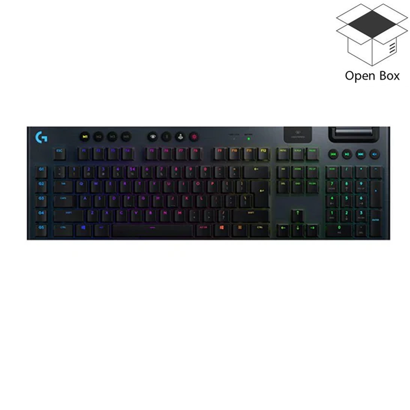 Logitech1 G915 LIGHTSPEED Wireless RGB Mechanical Gaming Keyboard - Clicky - Open Box