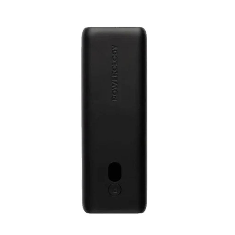 Powerology Onyx 30000mAh Dual USB-C Power Bank Rapid Four-Device Charging, Black