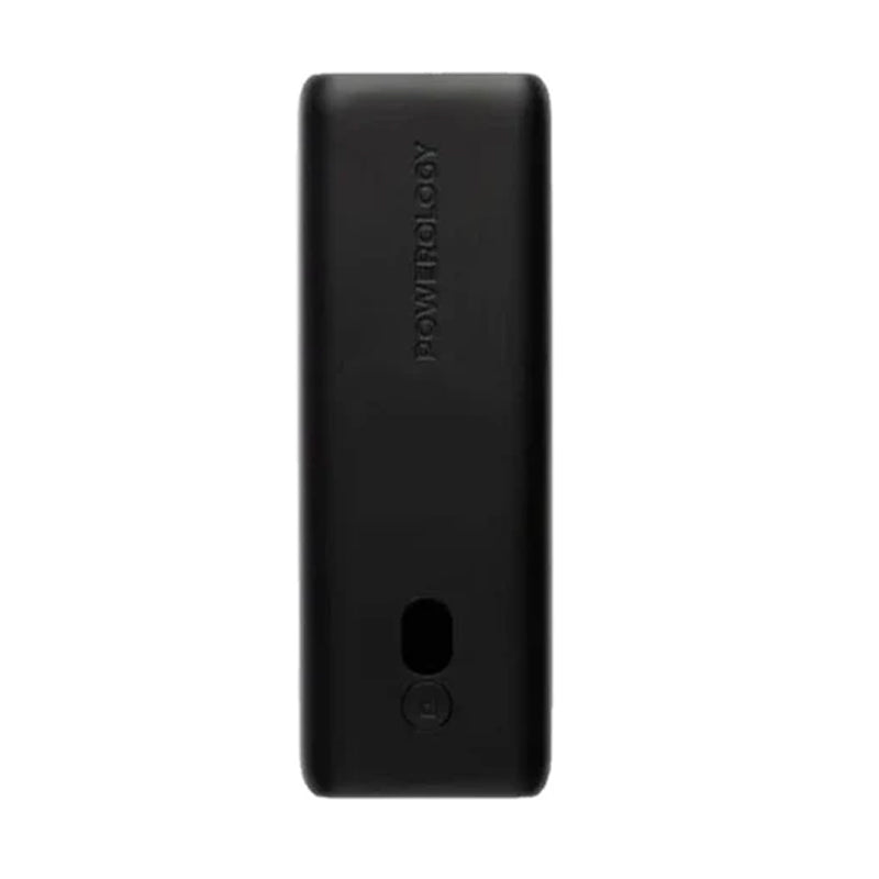 Powerology Onyx 30000mAh Dual USB-C Power Bank Rapid Four-Device Charging, Black