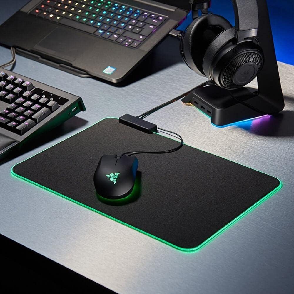 Razer Goliathus Chroma Soft Gaming Mouse Mat, Standard - Black