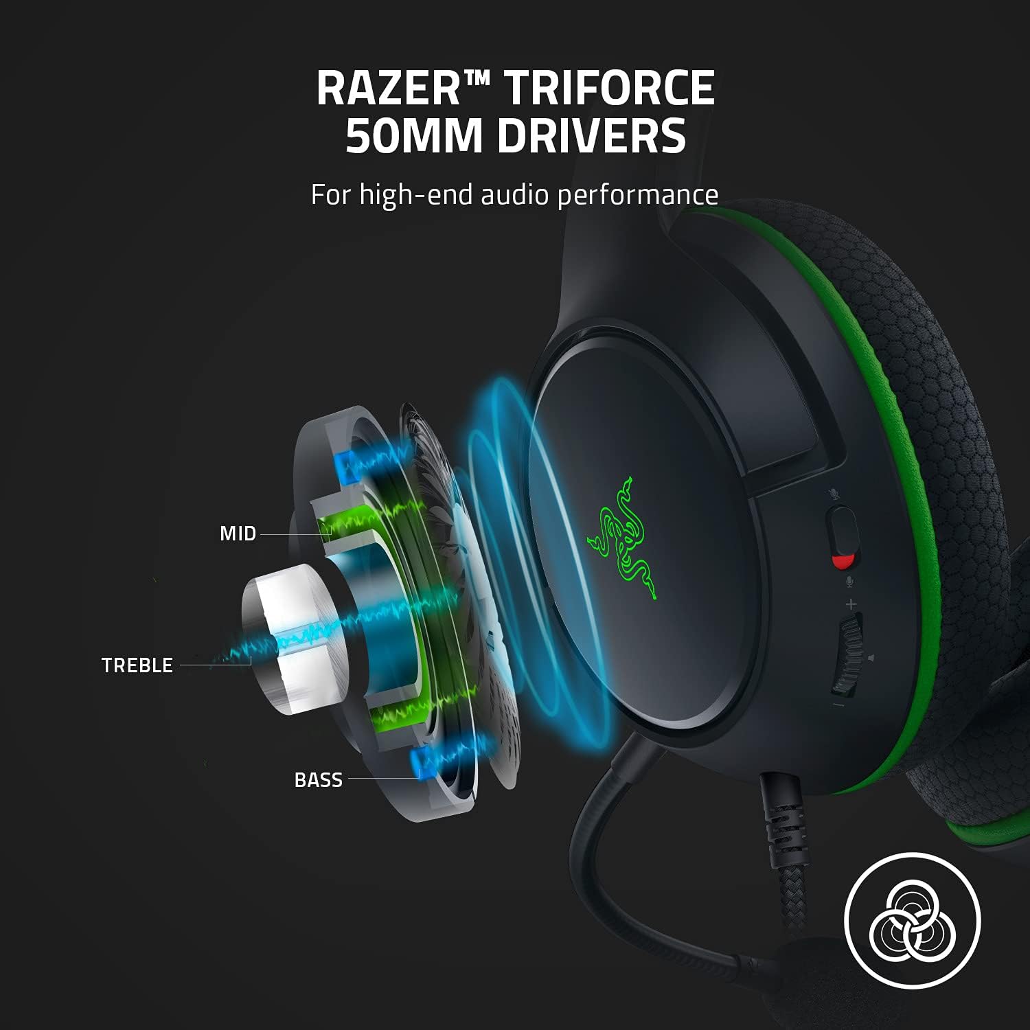 Razer Kaira X -Wired Gaming Headset Xbox Series - Black