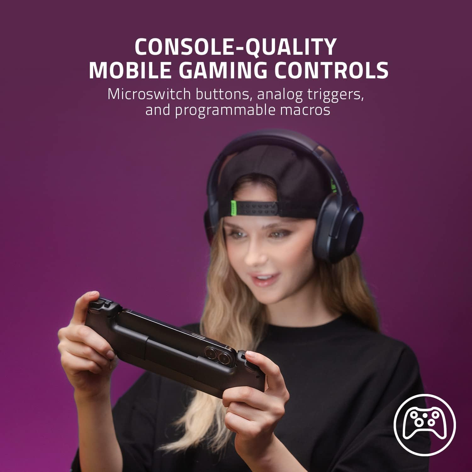 Razer Kishi V2 Universal Mobile Gaming Controller for iPhone - Black