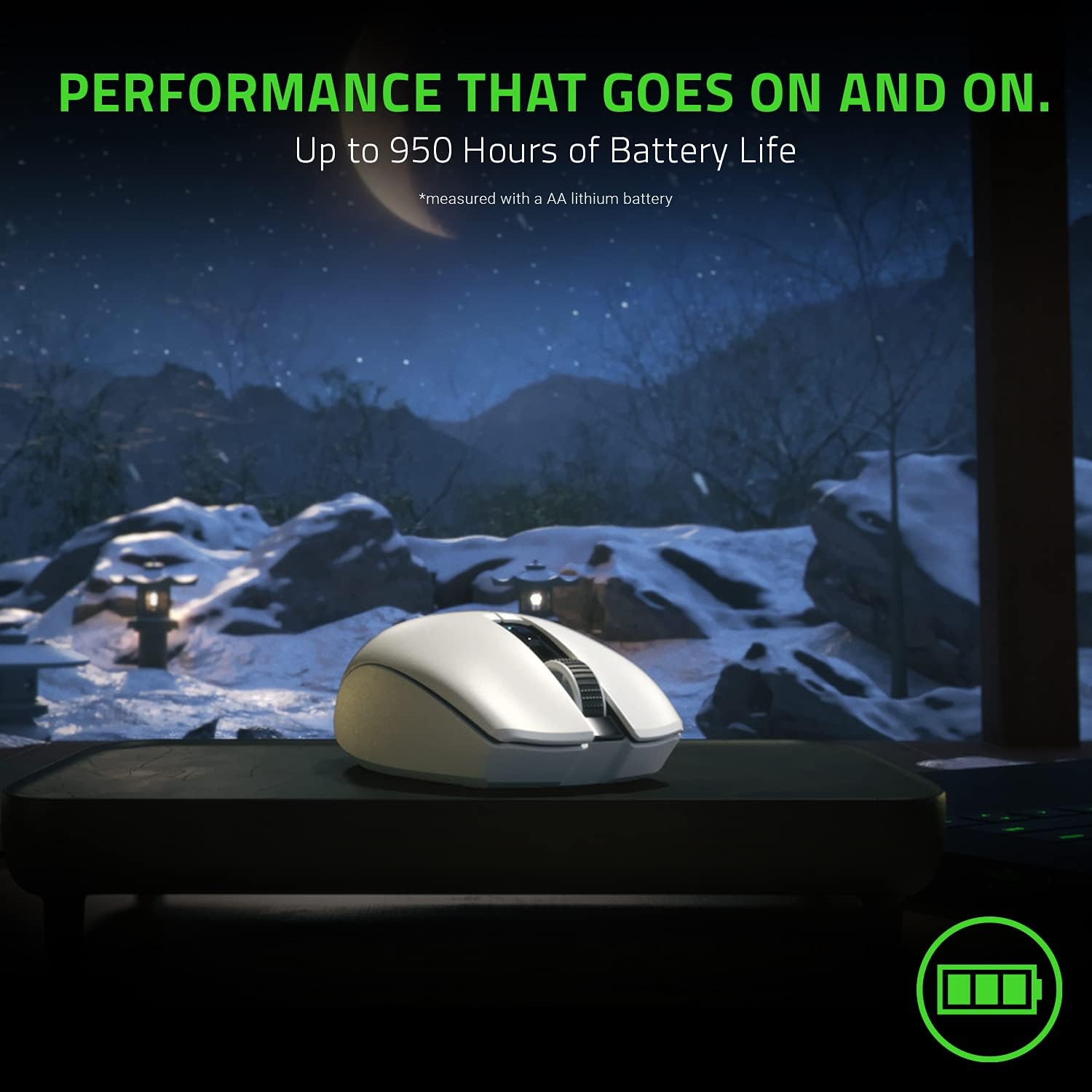 Razer Orochi V2 Ultra Lightweight Mobile Wireless Gaming Mouse - White