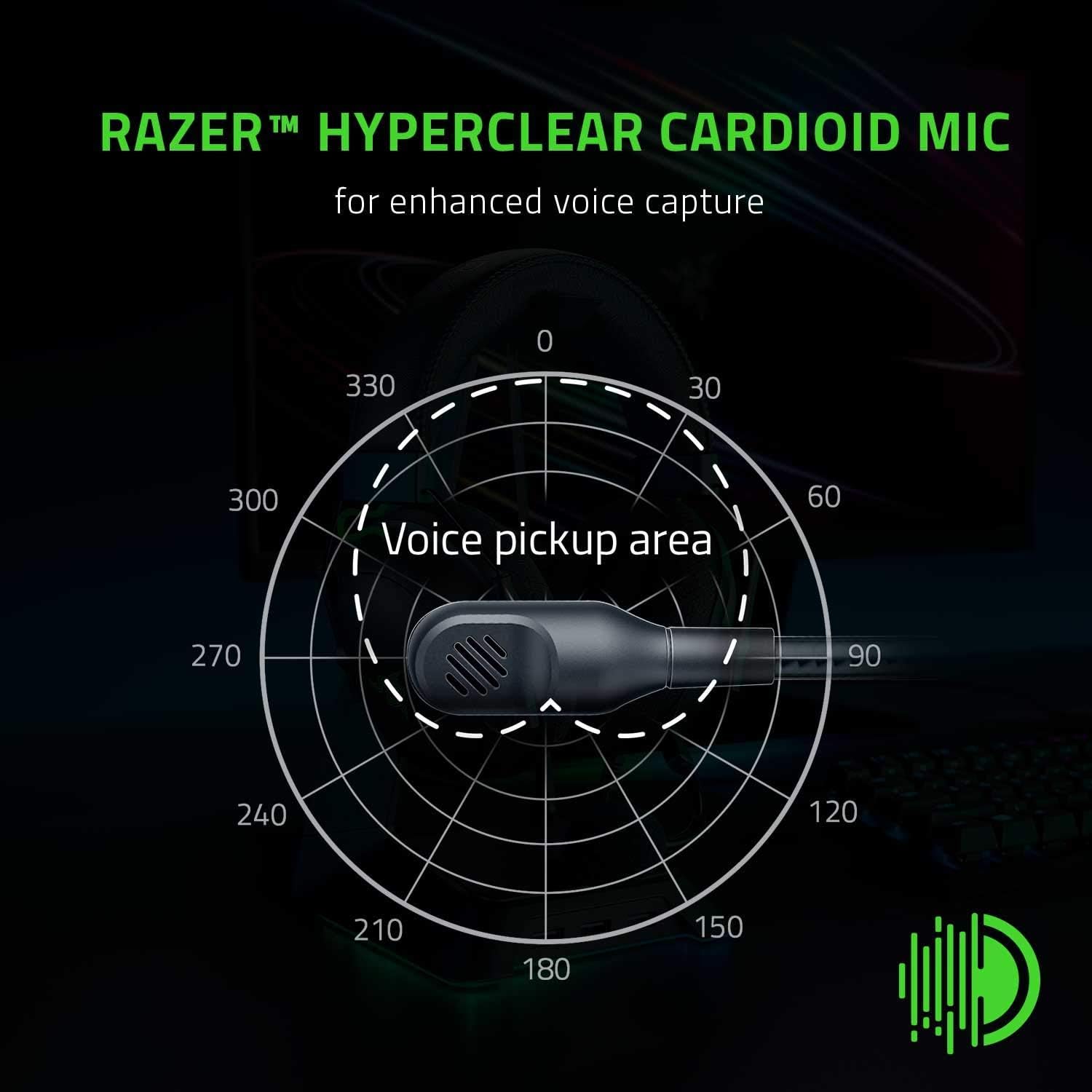 Razer BlackShark V2 X Multi-Platform Wired Esports Gaming Headset - Black