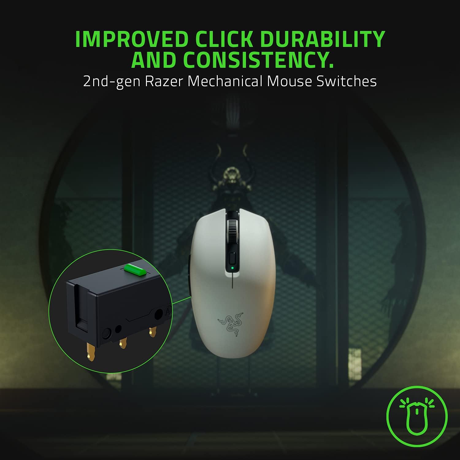 Razer Orochi V2 Ultra Lightweight Mobile Wireless Gaming Mouse - White
