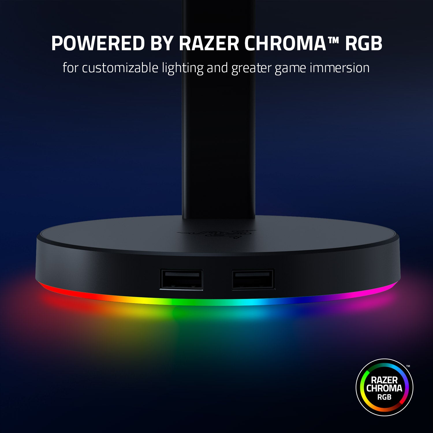 Razer Base Station V2 Chroma Gaming Headset Stand USB Hub