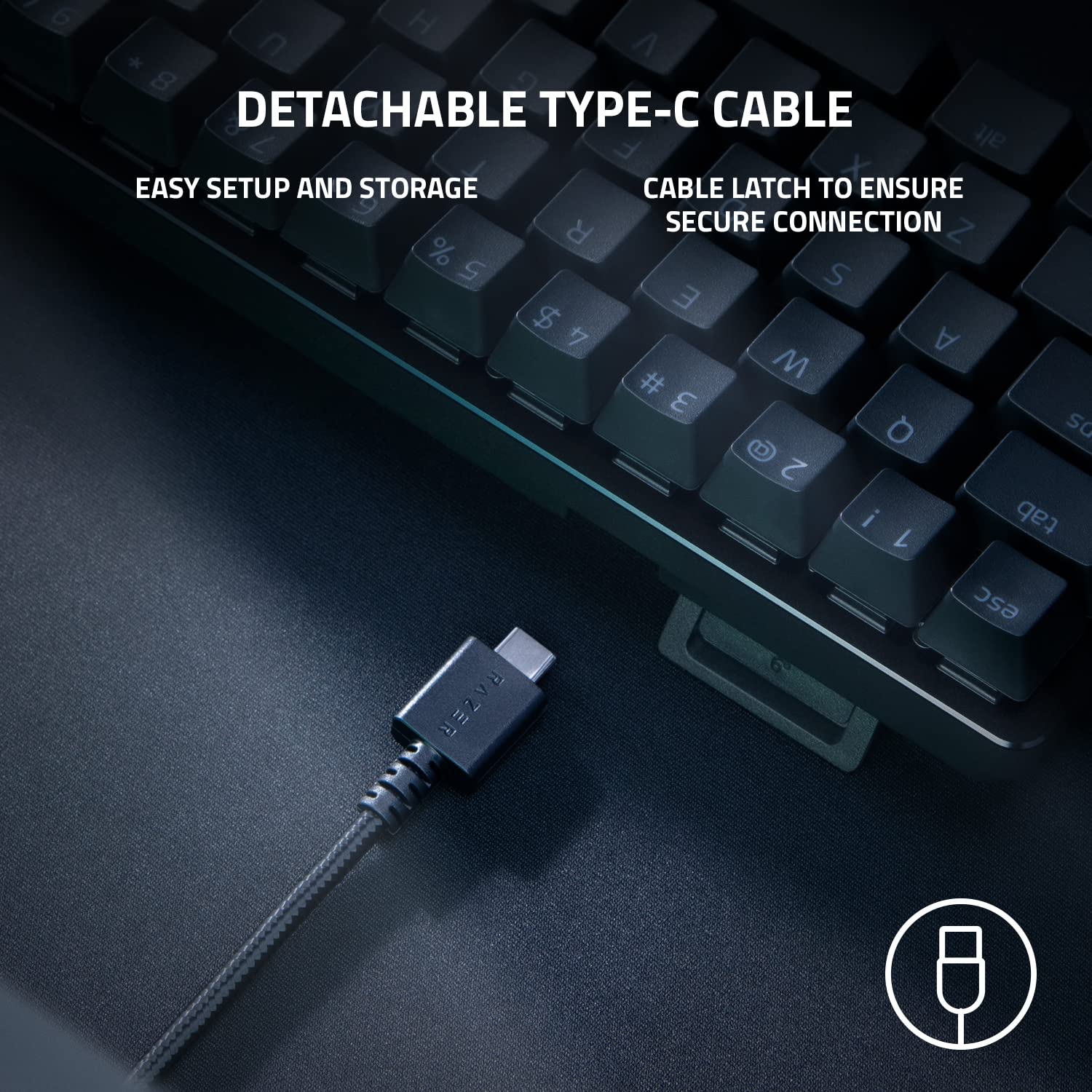 Razer Huntsman Mini Analog 60% Gaming Keyboard with Analog Optical Switches - US