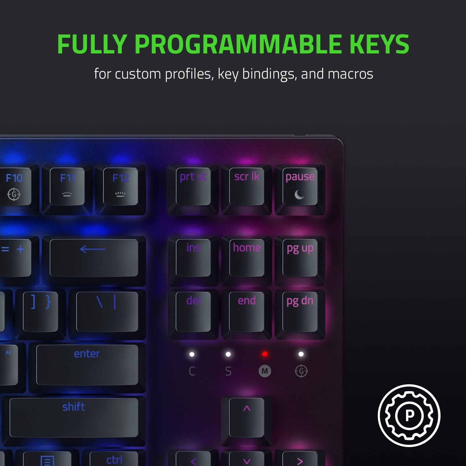 Razer BlackWidow V3 Tenkeyless Mechanical Wired Gaming Keyboard - Black