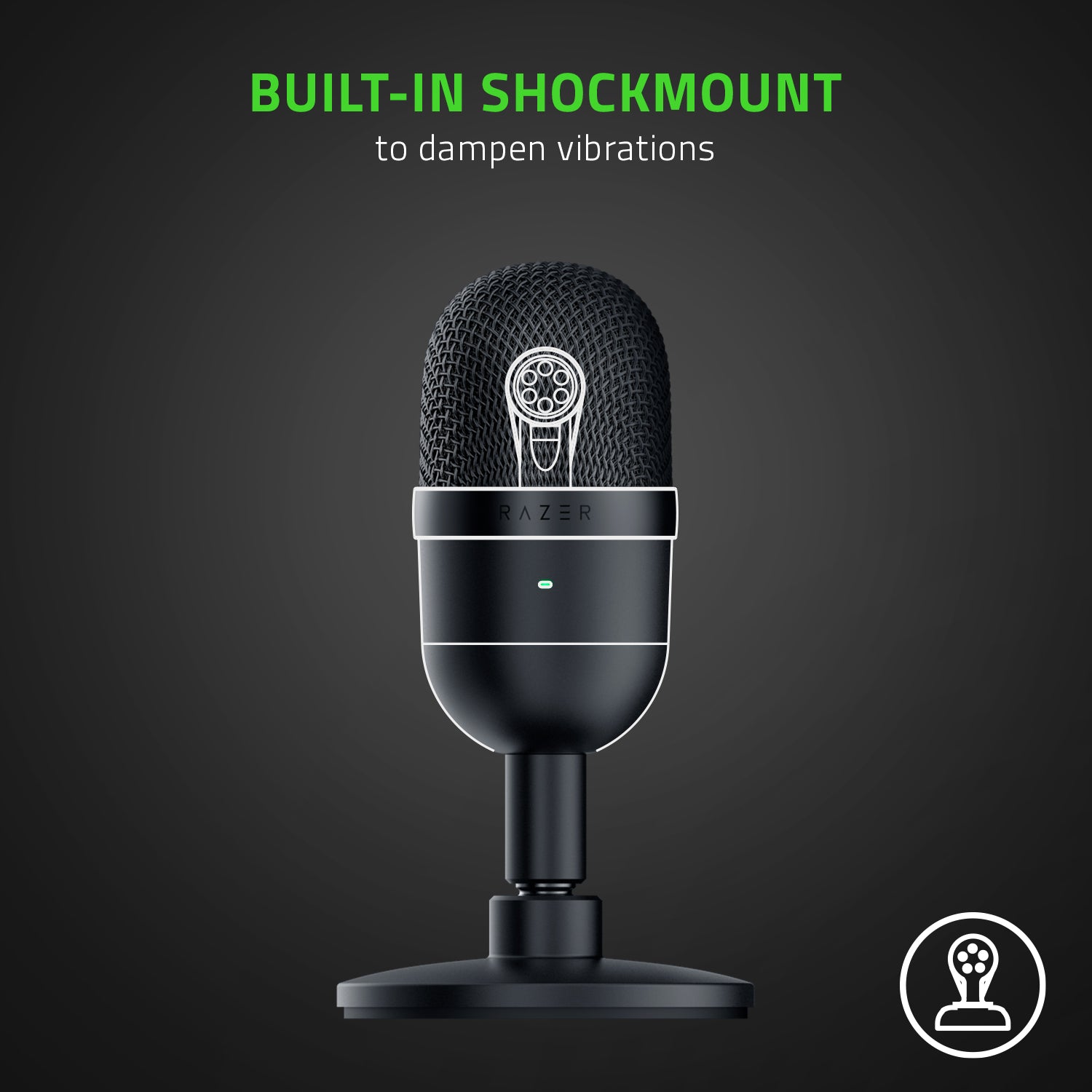 Razer Seiren Mini Ultra Compact Condenser Steaming Microphone