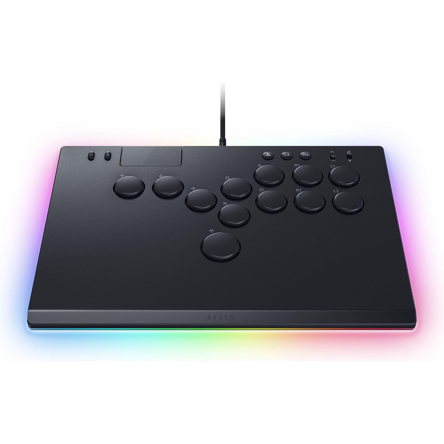 Razer Kitsune All-Button Optical Arcade Controller for PS5 and PC - Black