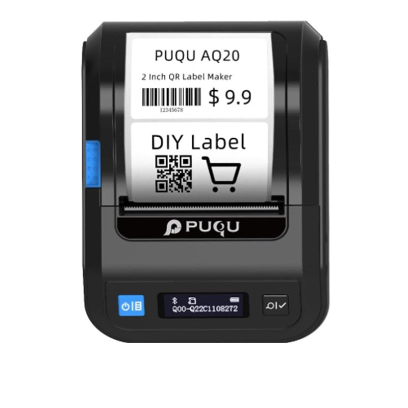 PUQU AQ20 Label Maker , Mini Portable Bluetooth Thermal Labeler Printer