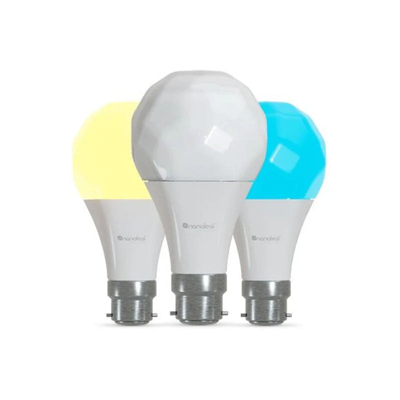 Nanoleaf Essentials - MATTER Smart A60 Bulb - EU/ANZ- 800Lm - 2700K-6500K - 220 V - 240 V - E27 - 3 Pack - White