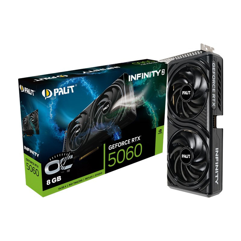 Palit GeForce RTX 5060 Infinity 2 OC 8GB GDDR7 Gaming Graphics Card