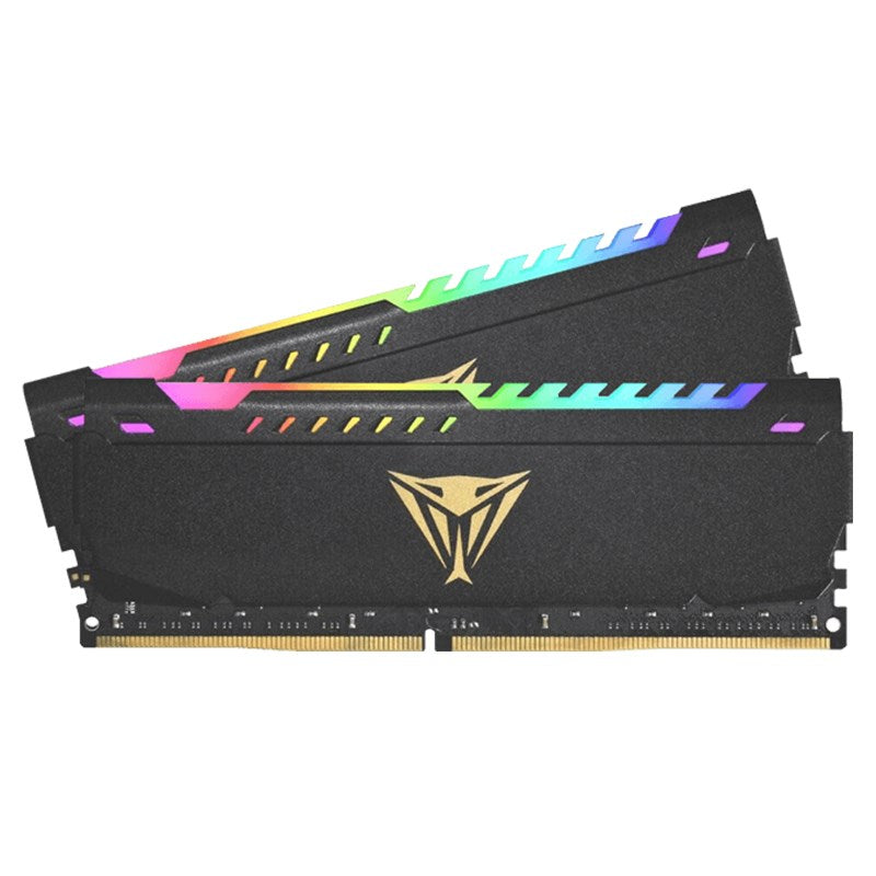 Patriot Viper Steel RGB 16GB (2 x 8GB) DDR4 3200 MHz RAM Memory Kit - Black