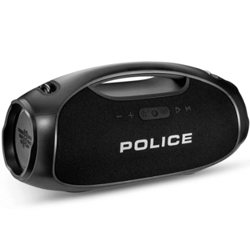 Police Boombox  Bluetooth  Speaker - Black