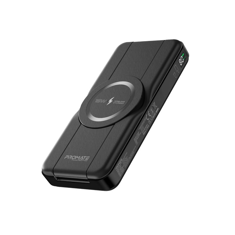 Promate 5 In 1 Foldable Compatible MagSafe 10000mAh