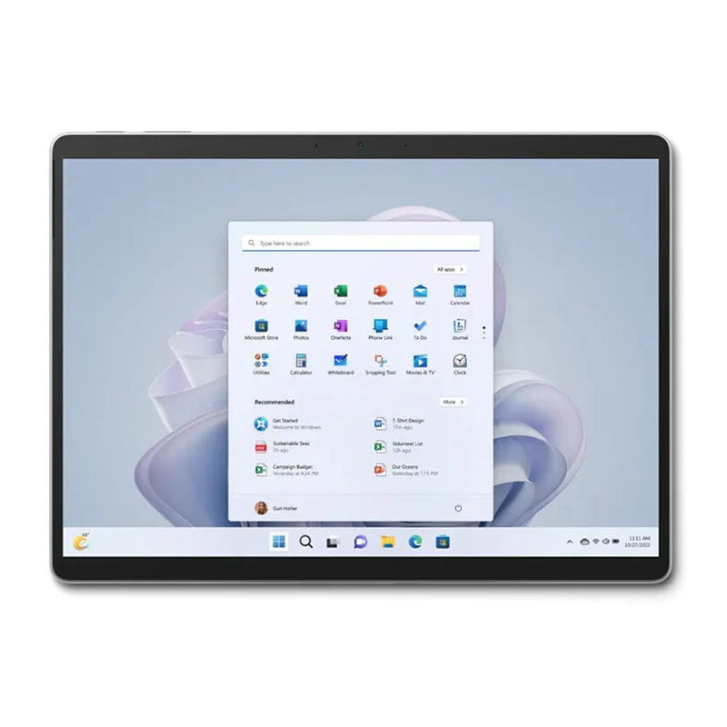 Microsoft Surface Pro 9, 13” PixelSense Flow Display, CPU i7-1255U 12th , RAM 32GB DDR5, SSD 1TB, Windows 11 Home /Platinum (Keyboard sold Separately)