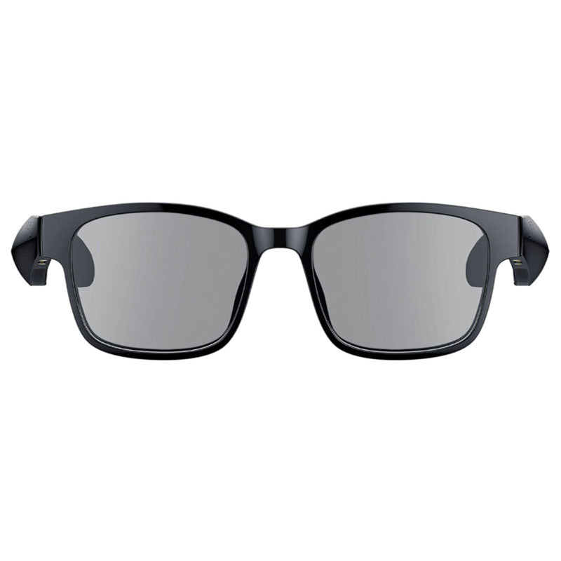 Razer Anzu Smart Glasses, Blue Light and Sunglass Lens, Rectangle Design, Large - Black