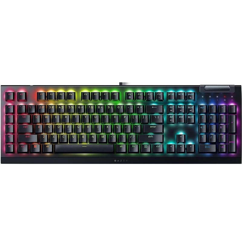 Razer BlackWidow V4 X Mechanical Gaming Keyboard, Green Switch (Arabic Layout)