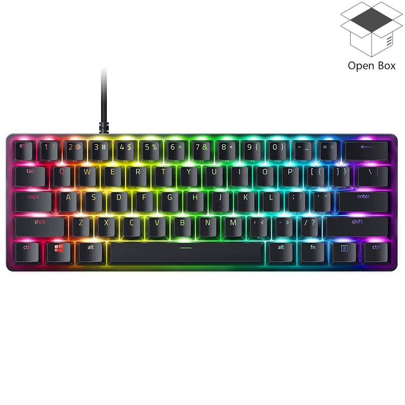 Razer Huntsman Mini Analog 60% Gaming Keyboard with Analog Optical Switches - US - Open Box