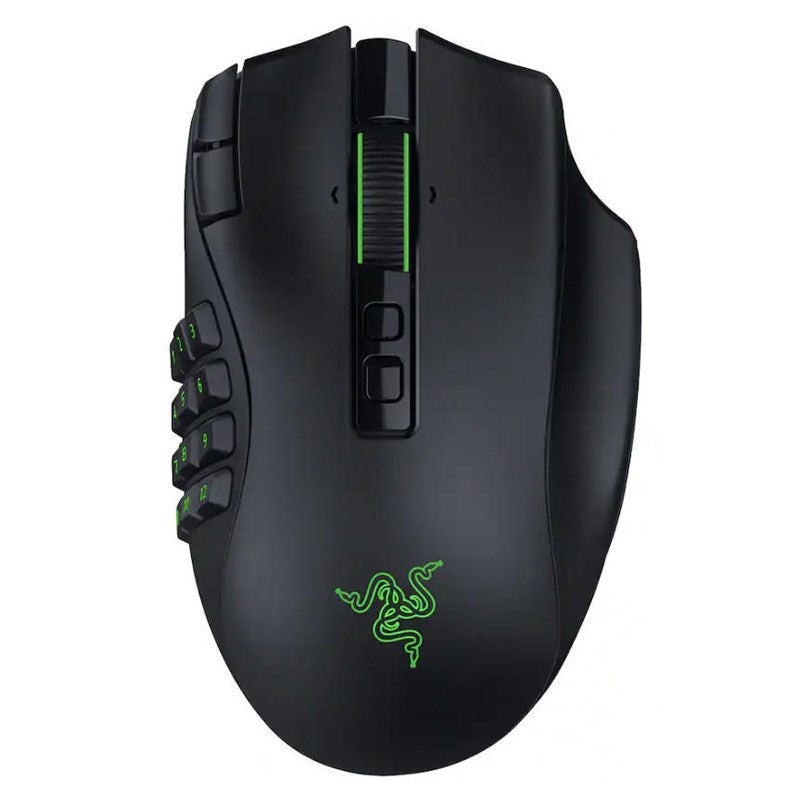 Razer Naga V3 Pro MMO Wireless Gaming Mouse with Swappable Side Plates - Black