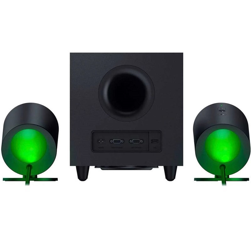 Razer Nommo V2 Full-Range 2.1 PC Gaming Speakers with Wired Subwoofer - Black