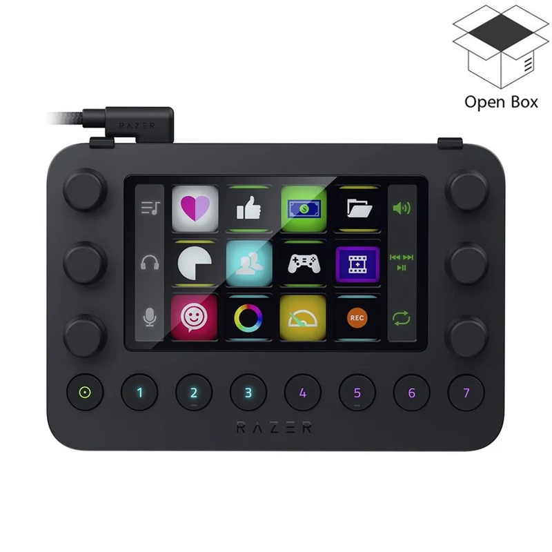 Razer Stream Controller All-in-one Control Deck for Streaming - Open Box