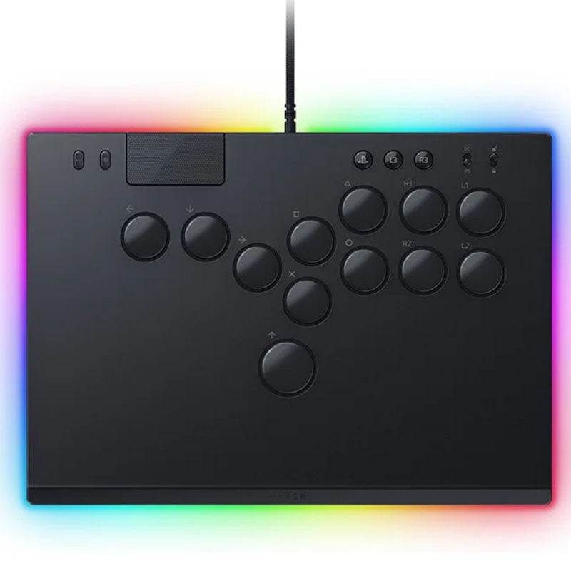 Razer Kitsune All-Button Optical Arcade Controller for PS5 and PC - Black