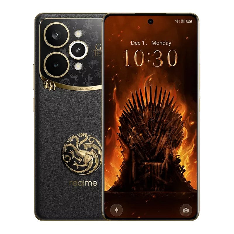 Realme 15 Pro 5G, 512 GB, 12 GB, Game of Thrones Limited Edition (Global) - Dragonfire Black