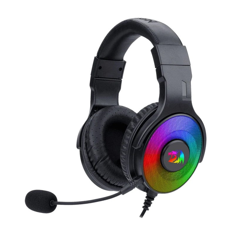 Redragon H350 Pandora RGB Wired Gaming Headset, Over-Ear Headphones for PC/PS4/XBOX One/NS - Black