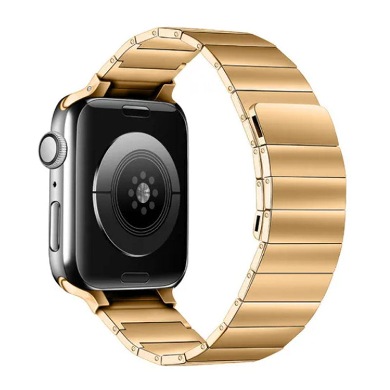 Magnetic Link stainless steel Bracelet Band Strap for Apple Watch 42MM , 44MM , 45MM , 49MM