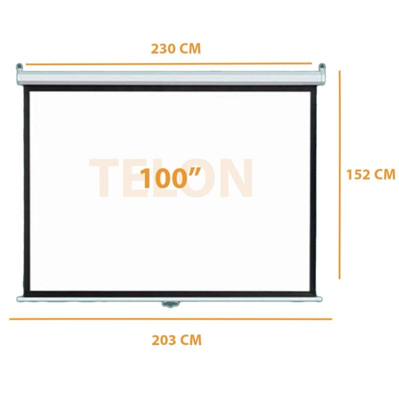 Projector Telon Buy SMQ Projector Screen Mounted on The Wall and Ceiling 100