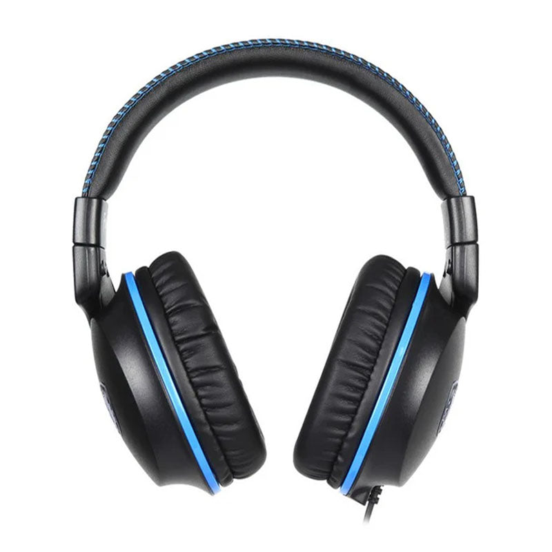 Sades F-Power Wired Gamind Headset - Black/Blue