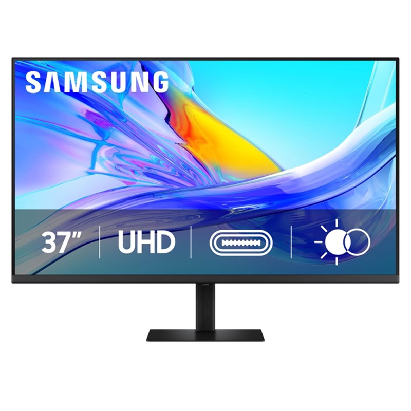 Samsung 37" ViewFinity S8 (S80UD) 4K UHD HDR10 High Resolution Monitor, USB-C, Height Adjustable Ergonomic Stand, Built-in KVM Switch, Advanced Eye Care
