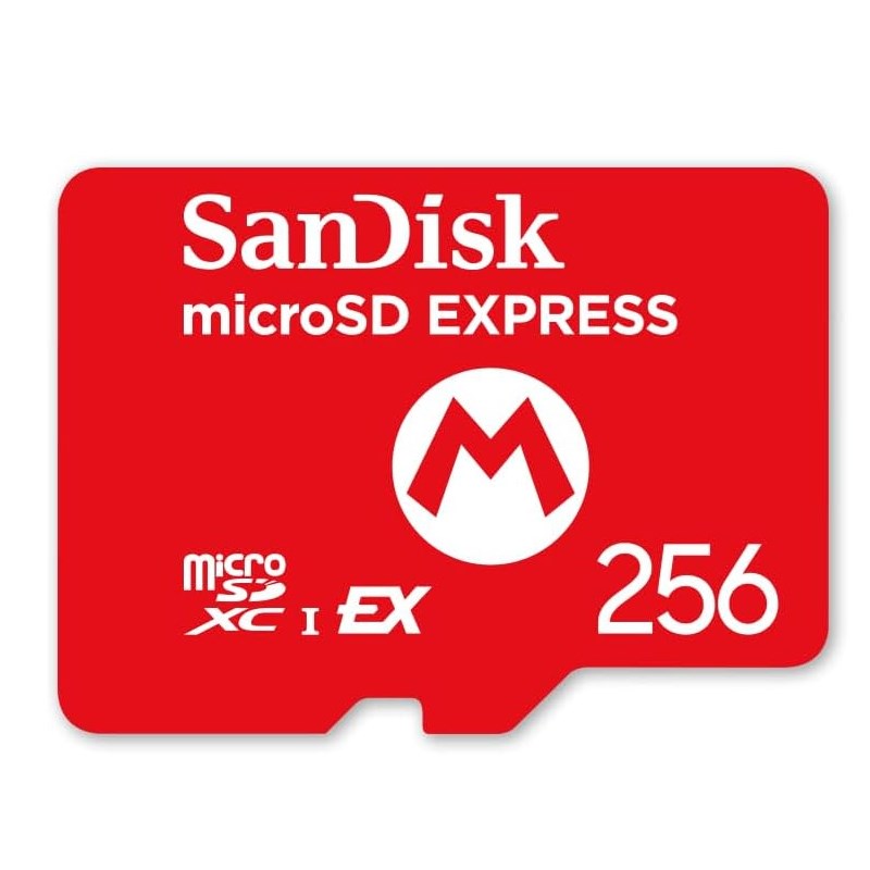 SanDisk 256 GB microSD Express Card for Nintendo Switch 2