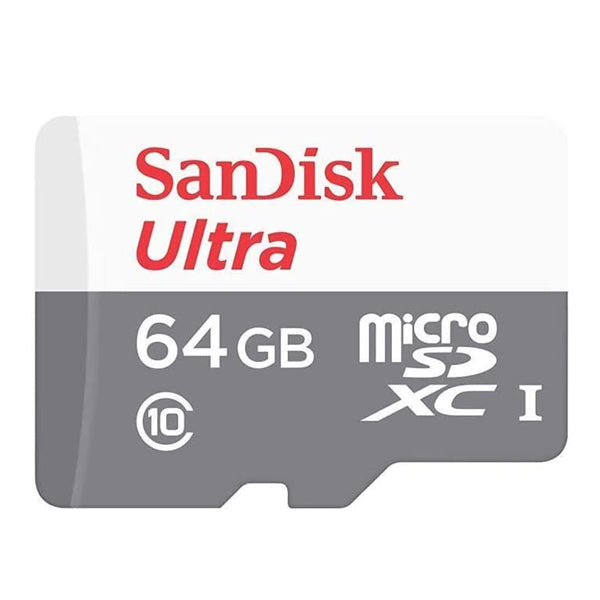 SanDisk Ultra 64 GB 100MB/s UHS-I Class 10 MicroSDXC Card