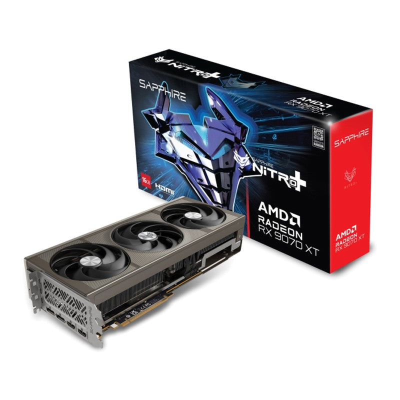 Sapphire PURE AMD RADEON RX 9070 XT GAMING OC 16GB GDDR6 Gaming Graphics Card