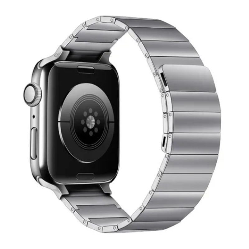 Magnetic Link stainless steel Bracelet Band Strap for Apple Watch 42MM , 44MM , 45MM , 49MM