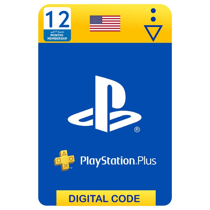 Sony Playstation Plus PSN Card 1 Year Membership - US Account