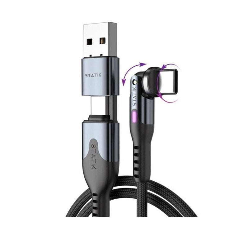 Statik Power Pivot Pro 100 W Nylon Braided Cable 1.8 M