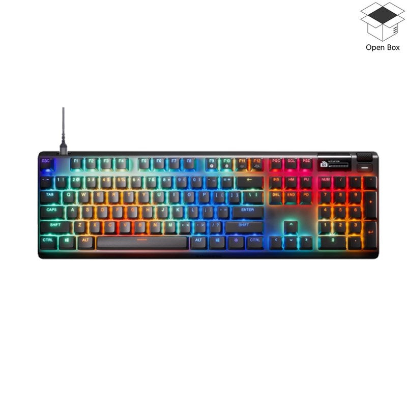 SteelSeries Apex Pro Gen 3 Wired RGB Mechanical Gaming Keyboard (US Layout) - Black - Open Box
