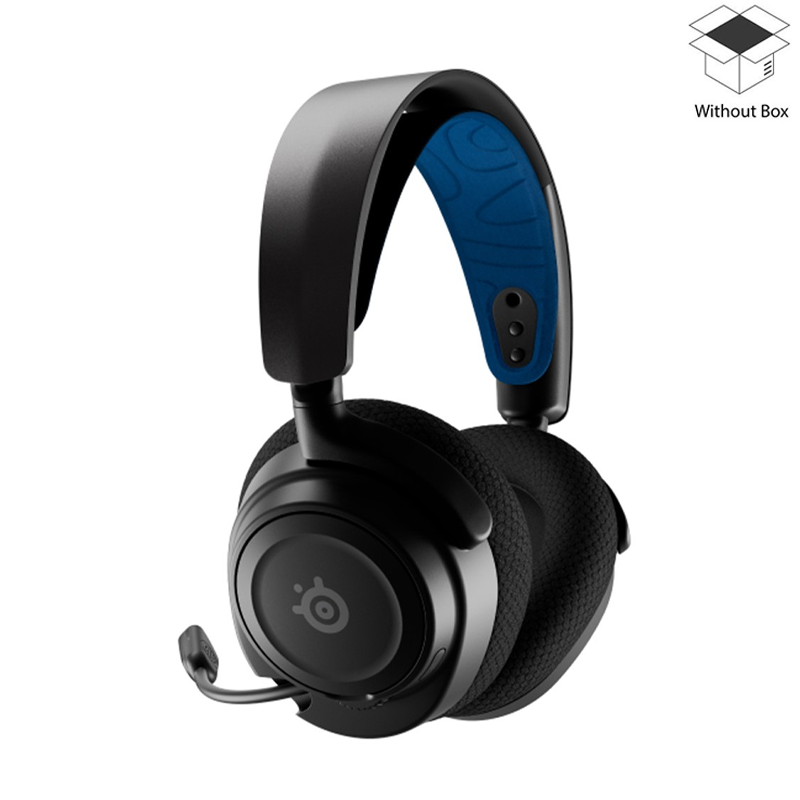 SteelSeries Arctis Nova 7P Wireless Gaming Headset for PC, PlayStation & Xbox, USB-C Dongle, Black - Without Box