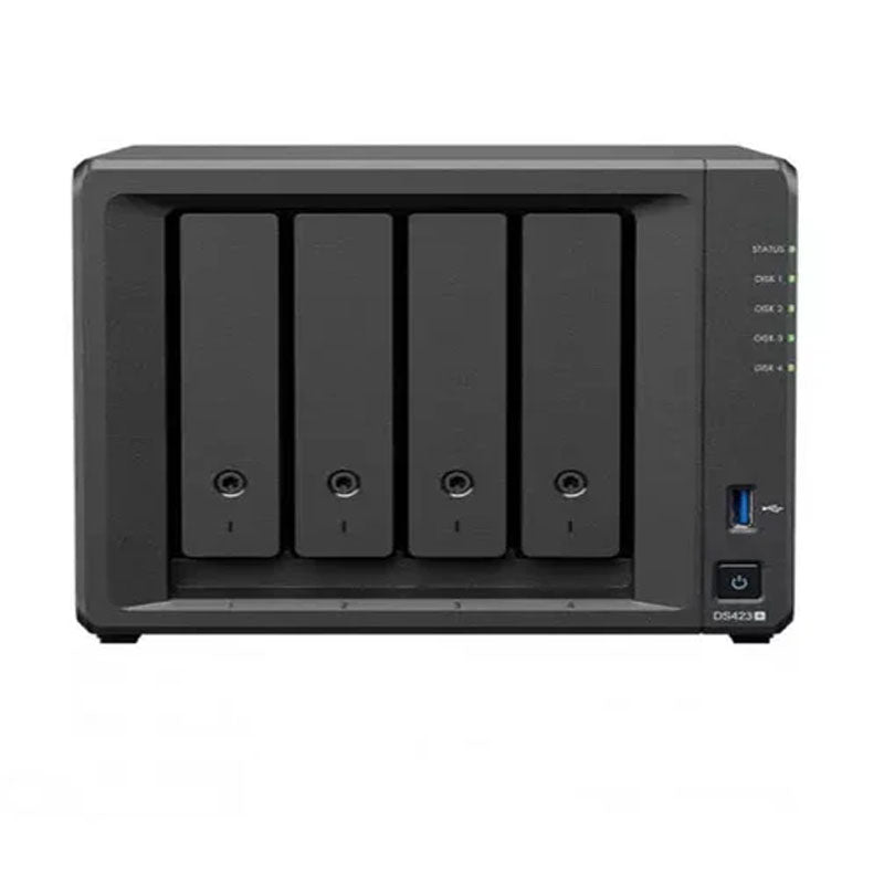 سينولوجي 4-Bay ديسك ستيشن DS423+ (بدون قرص)، 2 جيجابايت DDR4