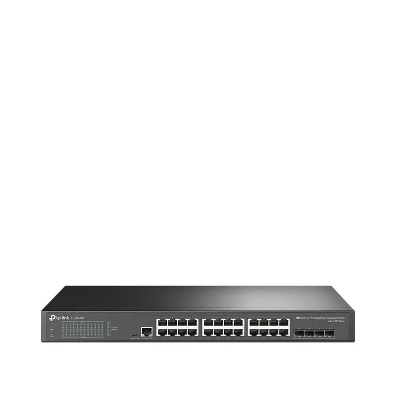 TP-Link TL-SG3428 JetStream 24-Port Gigabit L2 + Managed Switch With 4 SFP Slots