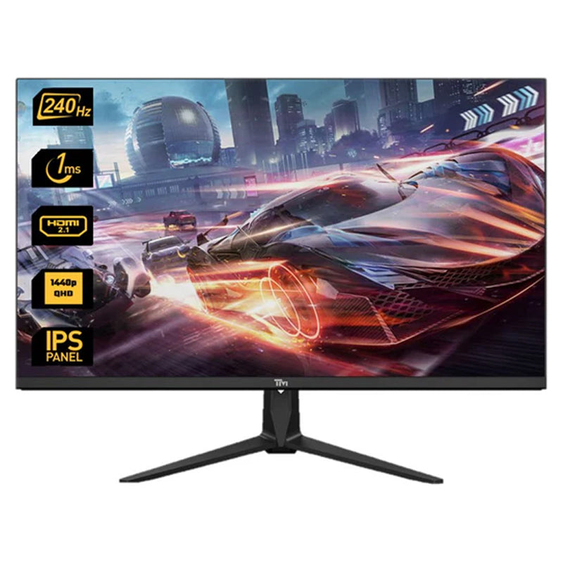 Twisted Minds 27 بوصة QHD IPS ، 240 هرتز ، 0.8 مللي ثانية ، شاشة ألعاب HDMI 2.1 RGB - أسود