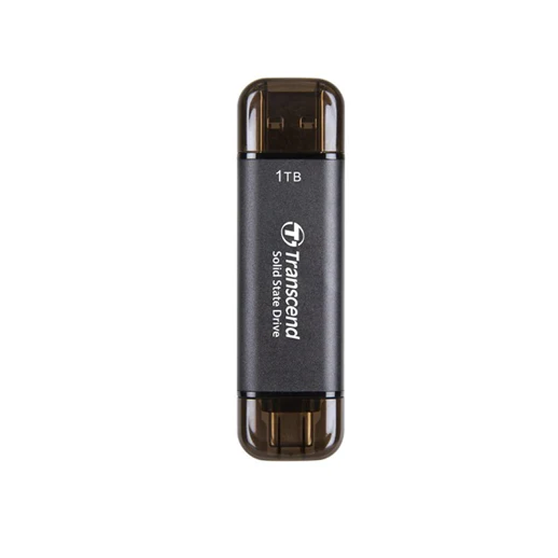 Transcend 1 TB ESD310 Smallest Portable SSD ,Type C - Black