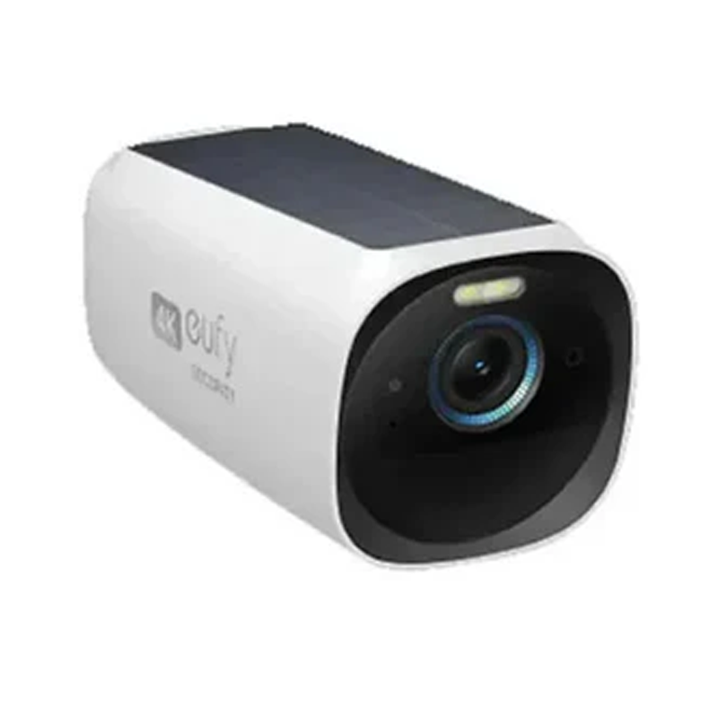 Eufy Security eufyCam 3 Add-on Camera, Security Camera Outdoor Wireless, 4K Camera, Forever Power with Solar Panel, Face Recognition AI, Expandable Local Storage, Spotlight, Requires HomeBase 3, White