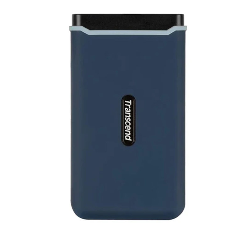 Transcend 1 TB ESD370C Type C ,up to 1,050 MB/s, Portable SSD -Navy blue