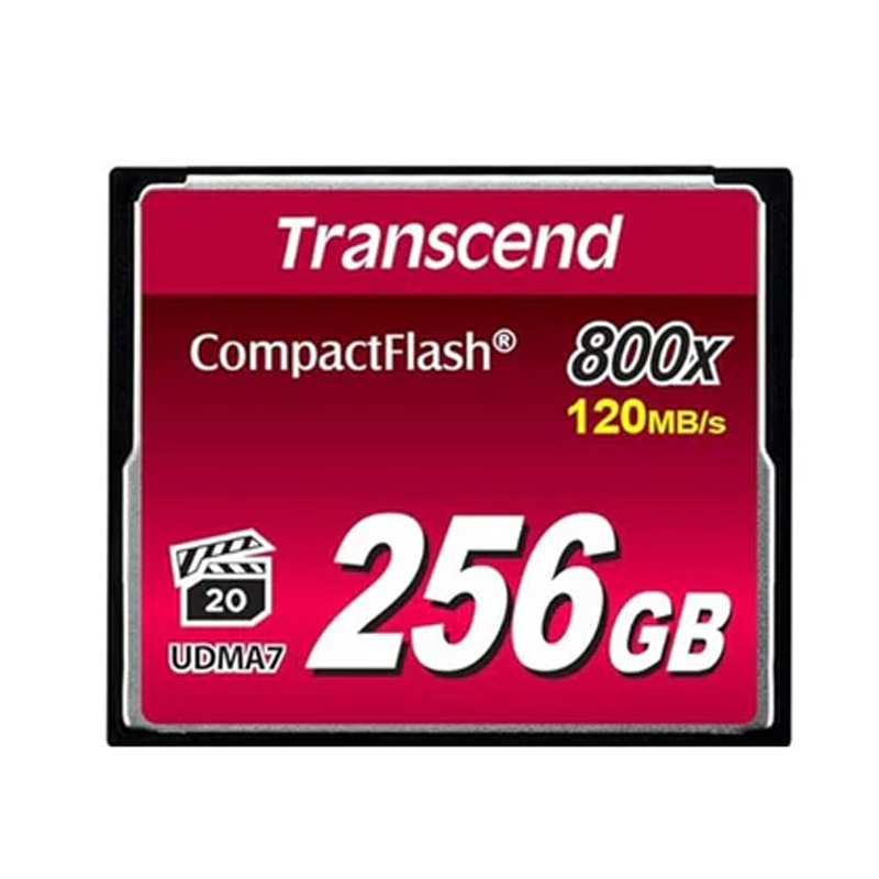 Transcend 256 GB Compact Flash Memory Card 800x
