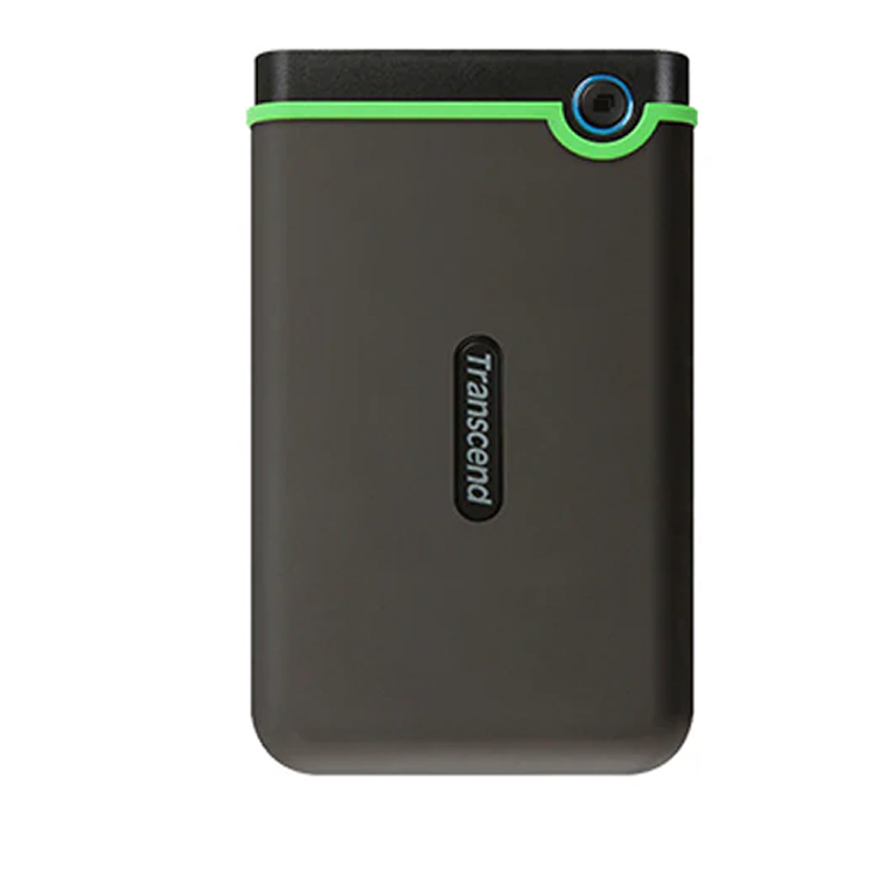 Transcend 4 TB StoreJet 25M3C Type C, Supreme Shock-Resistant, Portable HDD - Iron Grey
